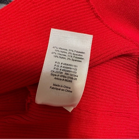 Aritzia Wilfred Elouan tie front top red size XXS - Picture 4 of 8